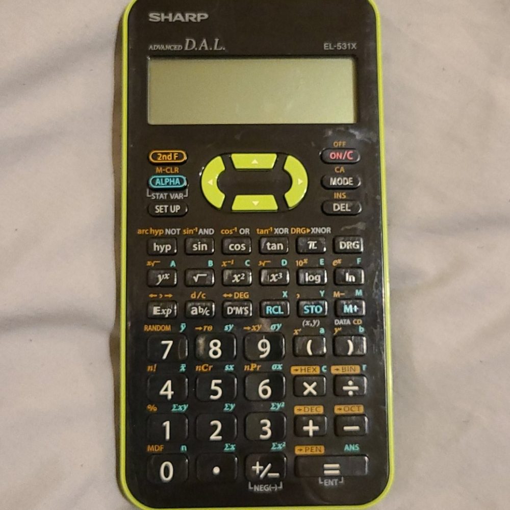 Sharp Advanced D.A.L EL-531X Scientific Calculator